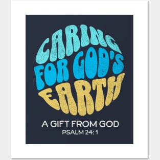 Caring For God's Earth Christian Creation Care Sky Sea Soil Posters and Art